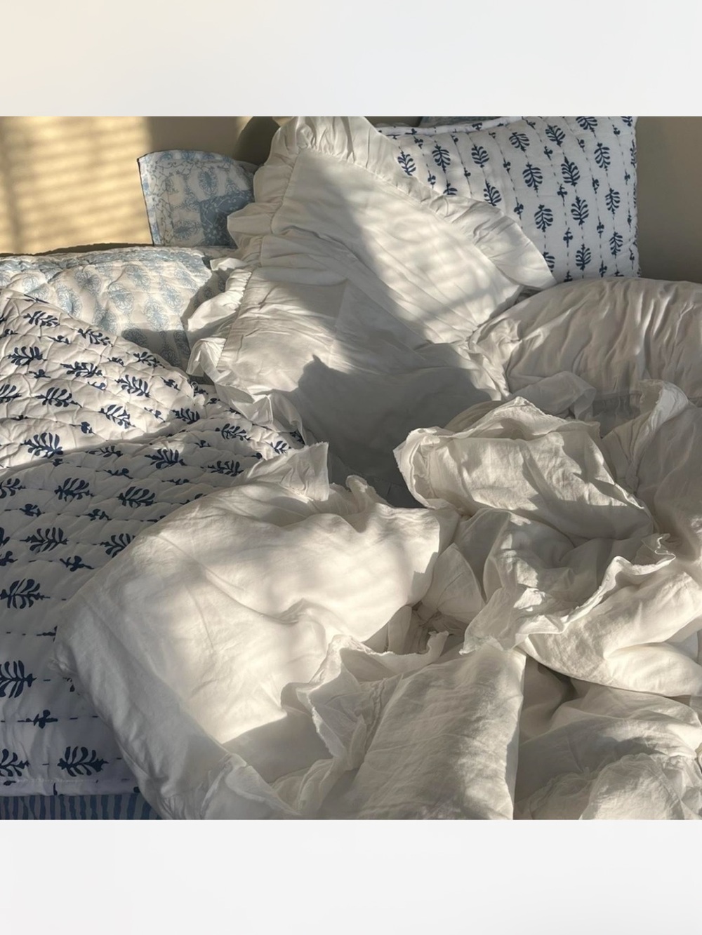 Serena & Lily Standard Size Shams 100% Cotton